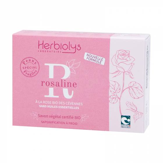 Savon à froid Rosaline certifié BIO Nature & Progrès – Herbiolys