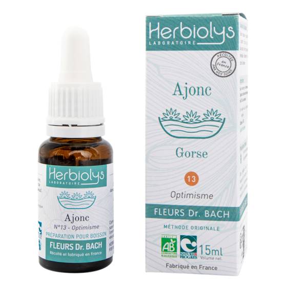 Elixir floral de Bach n°13 Gorse (Ajonc) frais BIO – Herbiolys