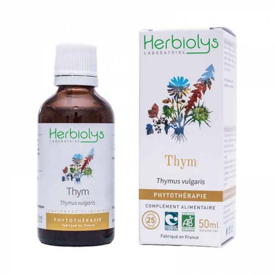 Teinture mère de Thym frais BIO - Phytothérapie Herbiolys