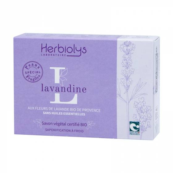 Savon à froid Lavandine certifié BIO Nature & Progrès – Herbiolys