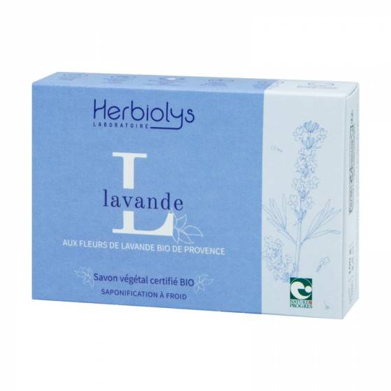 Savon à froid Lavande certifié BIO Nature & Progrès – Herbiolys